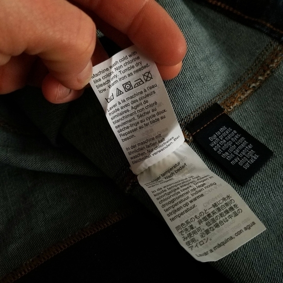 Madewell Dark Blue A-Line Jean Denim Button-Up Front Mini Skirt Sz 8 96%Cotton - Picture 9 of 10